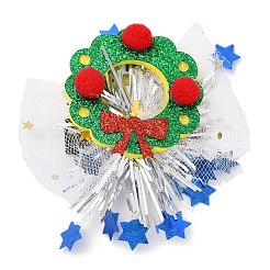 Chistmas Theme Felt & Gauze Alligator Hair Clips&nbsp;PHAR-F019-01