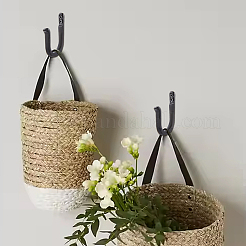 Iron Wall Mounted Coat Hook Hangers&nbsp;AJEW-WH20072-64B