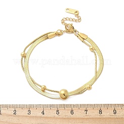 304 Stainless Steel Chain Bracelets&nbsp;BJEW-C084-08G