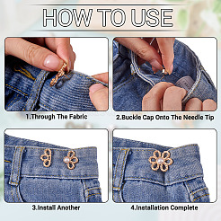 8Pcs 8 Styles Alloy Enamel Adjustable Jean Button Pins&nbsp;AJEW-TA0003-26