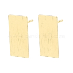 Brass Stud Earrings&nbsp;EJEW-G471-27A-G