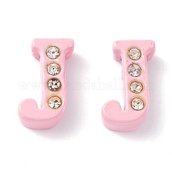 Spray Painted Zinc Alloy Slide Charms&nbsp;ALRI-WH0005-13J