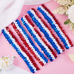 10Pcs Wide Stretch Sparkling Headband&nbsp;MRMJ-GF0001-45B
