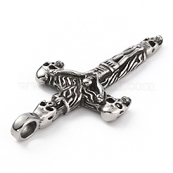 304 Stainless Steel Pendants&nbsp;STAS-A083-04AS