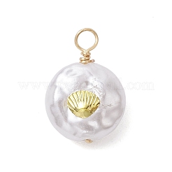 ABS Plastic Imitation Pearl Pendants&nbsp;PALLOY-JF02601-05
