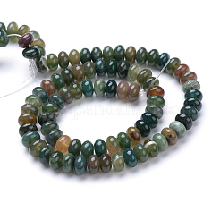 Natural Indian Agate Bead Strands&nbsp;X-G-R408-5x8-16