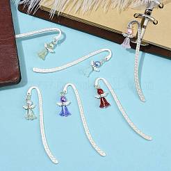 6Pcs Alloy Bookmarks&nbsp;AJEW-FS00002
