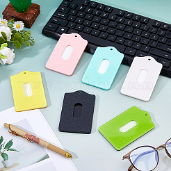 6Pcs 6 Styles Acrylic ID Card Holders&nbsp;AJEW-FH0006-96