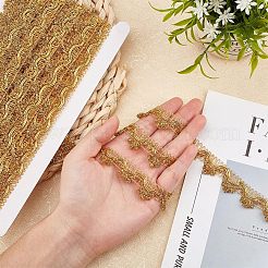 Metallic Lace Trim&nbsp;OCOR-WH0058-01G