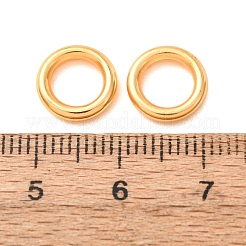 Brass Closed Jump Rings&nbsp;KK-CBA25B2-14G