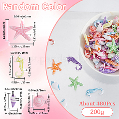 200G Craft Style Acrylic Pendants&nbsp;MACR-SP0001-80