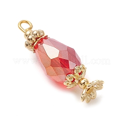 Electroplate Glass Pendants&nbsp;PALLOY-JF03568