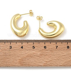 Brass Stud Earrings&nbsp;KK-CBAD851-25G