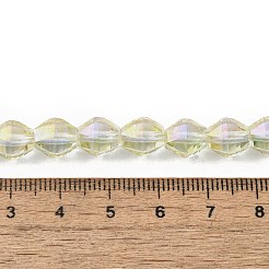 Electroplate Glass Beads Strands&nbsp;EGLA-L045-H-HR01