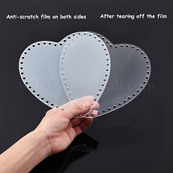 Transparent Acrylic Basket Bottoms&nbsp;TACR-WH0001-07