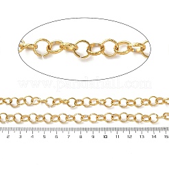 304 Stainless Steel Textured Figaro Chains&nbsp;CHS-S010-03G