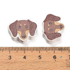 Printed Wood Beads&nbsp;WOOD-D289-01E