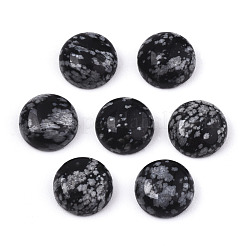 Natural Snowflake Obsidian Cabochons&nbsp;G-N326-59B
