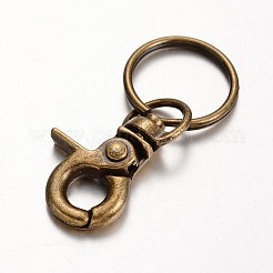 Alloy Keychain Clasp Findings&nbsp;KEYC-M018-02