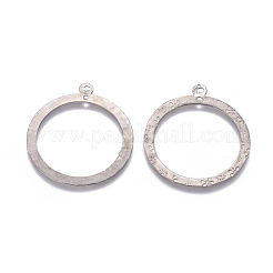 Tarnish Resistant 201 Stainless Steel 2-Loop Link Pendants&nbsp;STAS-L234-018P