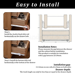 Steel Drawer Slides&nbsp;FIND-CP0004-05A