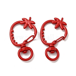 Spray Painted Alloy Swivel Lobster Claw Clasps&nbsp;X-FIND-A027-03
