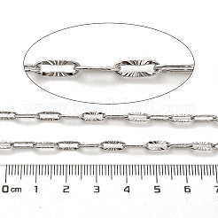 304 Stainless Steel Paperclip Chains&nbsp;CHS-A016-64P-A