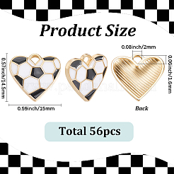 56Pcs Alloy Enamel Charms&nbsp;ENAM-BM0001-51