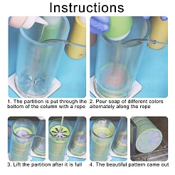 Silicone Soap Pull Through Designs Tool Sets&nbsp;DIY-WH0210-12