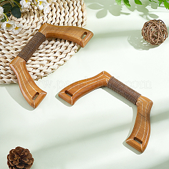 2Pcs Wooden Bag Handles&nbsp;FIND-PH0059-76A