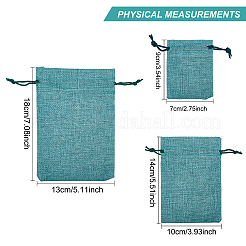Burlap Packing Pouches Drawstring Bags&nbsp;ABAG-BC0001-19
