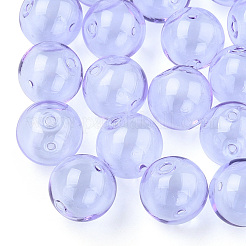 Transparent Blow High Borosilicate Glass Globe Beads&nbsp;X-GLAA-T003-09B