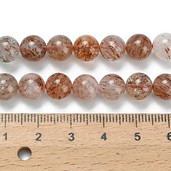 Natural Copper Rutilated Quartz Beads Strands&nbsp;G-L642-B07-8mm