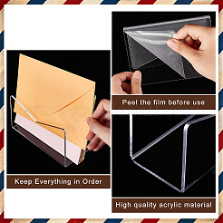 Acrylic Mail Display Stand&nbsp;DIY-WH0430-737