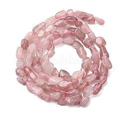 Natural Madagascar Rose Quartz Beads Strands&nbsp;G-I389-A03