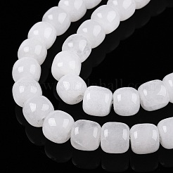 Natural White Jade Beads Strands&nbsp;G-T138-134