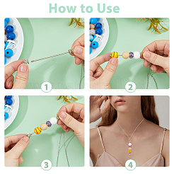 8Pcs 2 Styles 304 Stainless Steel Chain Necklace Making&nbsp;NJEW-HS00020