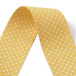 5M Cotton Linen Strar Printed Ribon&nbsp;LS-OCOR-K008-01C-01