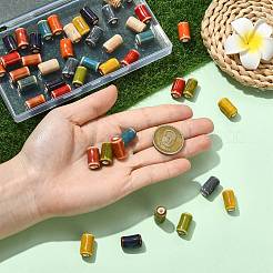 45Pcs 9 Colors Handmade Porcelain Beads&nbsp;PORC-CJ0001-28