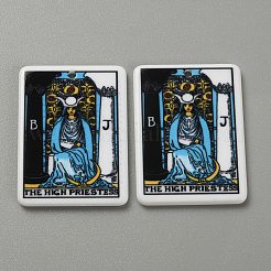 Printed  Acrylic Pendants&nbsp;SACR-WH0008-013H