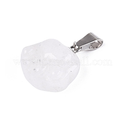 Natural Quartz Crystal Carved Pendants&nbsp;G-Q608-01A