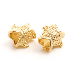 Matte Style Brass European Beads&nbsp;MPDL-L031-002MG