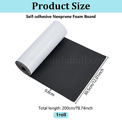 Self-adhesive Neoprene Foam Board&nbsp;DIY-WH0349-562C