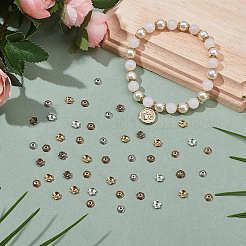 600Pcs 3 Colors 6-Petal Tibetan Style Alloy Flower Bead Caps&nbsp;FIND-AR0005-94