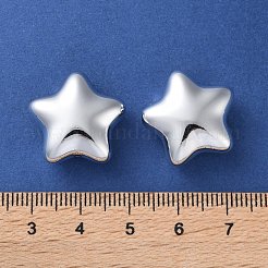 Electroplate Plating Opaque Acrylic Beads&nbsp;PACR-D288-07S
