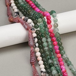 Natural Mixed Gemstone Beads Strands&nbsp;G-F591-22