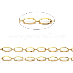 304 Stainless Steel Oval Link Chains&nbsp;CHS-C009-09G