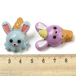 Opaque Resin Decoden Cabochons&nbsp;RESI-P037-03