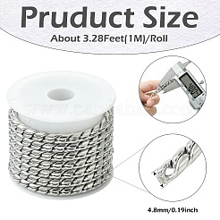 1M 304 Stainless Steel Link Chains&nbsp;CHS-CJ0001-43
