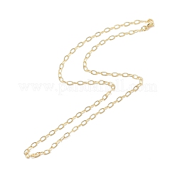 Brass Cable Chains Necklace for Women&nbsp;NJEW-P265-32G